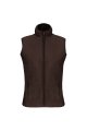 Dames Fleece bodywarmer Kariban K906 CHOCOLATE